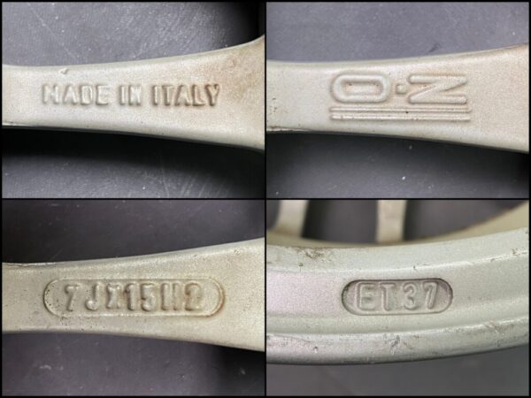 OZ RACING F1 F-1-CUP 15x7j +37 4x100 / 4x108 CB:68 (54) x4 - Image 10