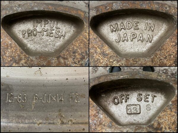 HOSHINO RACING IMPUL PRO-MESH 2 piece 14x6j +33 4x100 CB:58 x2 - Image 7