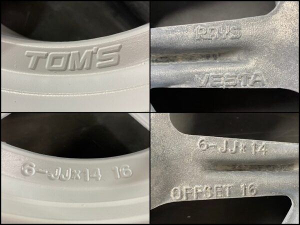 TOM'S Rally IGETA by RAYS 14x6j +16 4x114.3 CB:74 x4 - Image 14