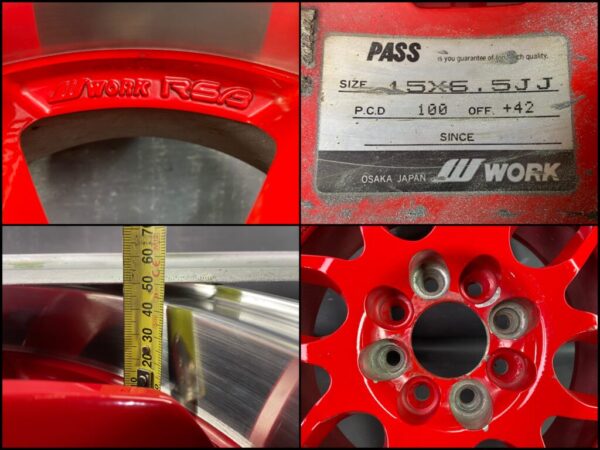 WORK RS'B RS-Beta / EWING 15x6.5j +42 6.2Kg 4x100 CB:67 x4 - Image 14