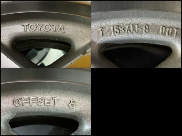 TOYOTA LANDCRUISER 70 PRADO Genuine Wheels 15x7j +8 6x139.7 CB:106 x4 - Image 9