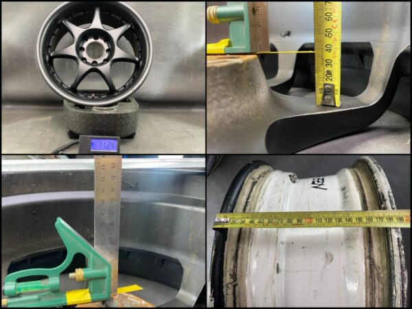 KOSEI JAPAN SENEKA RT 15x6.5j+32 7.1Kg 4x100 / 4x114.3 CB:73 x4 - Image 10