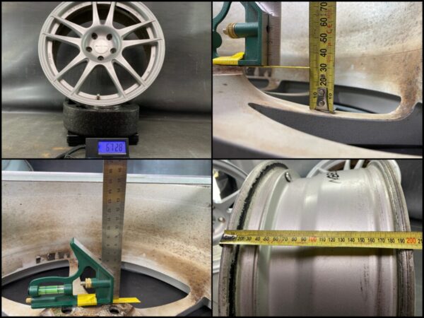 KOSEI JAPAN DIREZZA RSC Light Weight 6.7Kg 17x7j +48 5x100 CB:56 x4 - Image 15