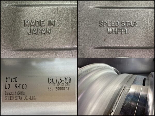 SSR VIENNA D 3 piece 18x7.5j +30 4x100 / 5x100 CB:65 x4 - Image 11