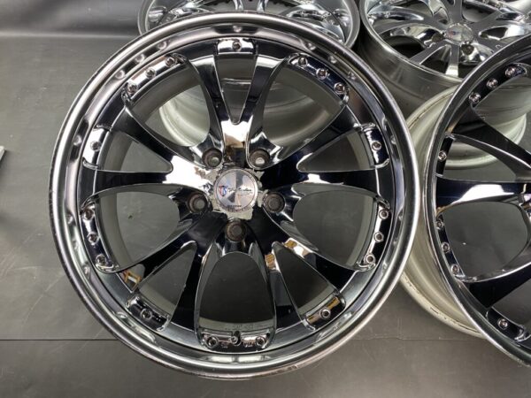 RIVERSIDE TRAFFICSTAR DTM 3 piece 18x8j +47 / 18x9j +35 5x114.3 CB:73 x4 - Image 7