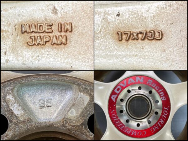 ADVAN RACING TC TOURING COMPETITION 17x7j +35 5x100 CB:73 x4 - Image 10