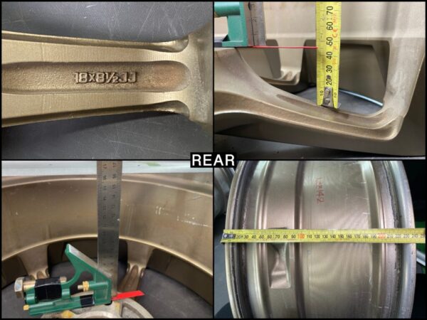 BRIDGESTONE B.I.M / BIM ZEIT SS 18x7.5j +37 / 18x8.5j +41 5x114.3 CB:73 x4 - Image 12