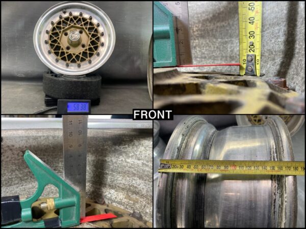 RAYS VOLK MESH Gen1 3 piece Non welded 14x6j +13 / 14x7j +1 4x114.3 CB:73 x4 - Image 13