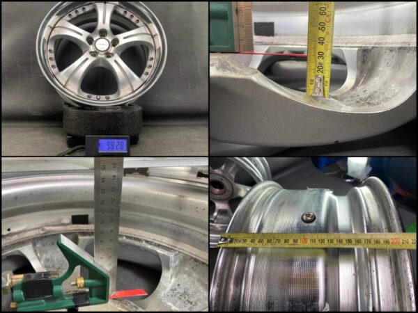 WORK EUROLINE KH / EFORS EFKH 2 piece 17x7.5j +40 5x100 CB:60 x4 - Image 11