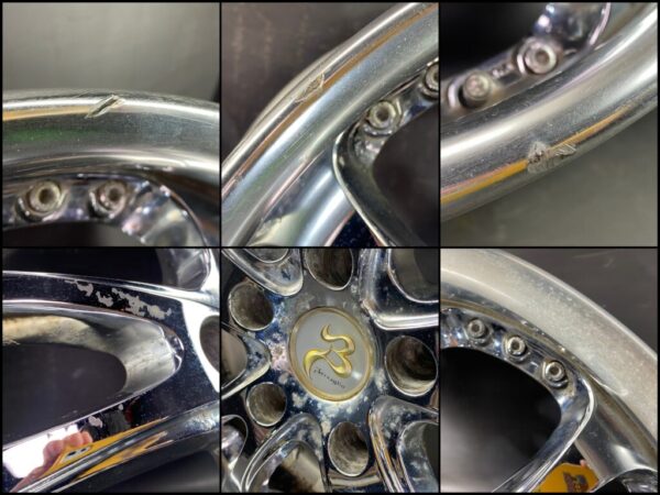 WORK BERSAGLIO 2 piece 18x7.5j +45 5x114.3 CB:73 x4 - Image 13