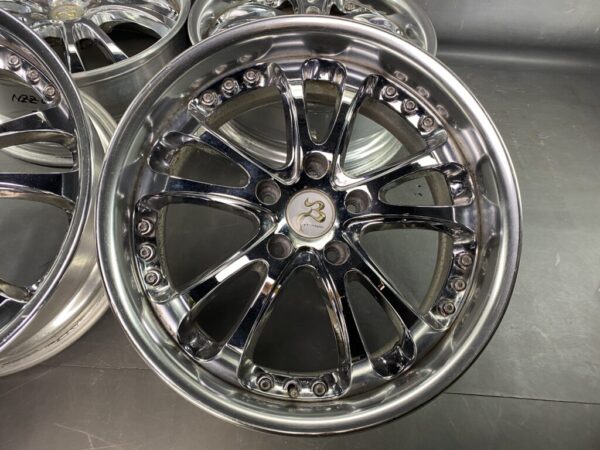 WORK BERSAGLIO 2 piece 18x7.5j +45 5x114.3 CB:73 x4 - Image 9