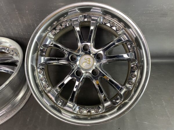 WORK BERSAGLIO 2 piece 18x7.5j +45 5x114.3 CB:73 x4 - Image 8