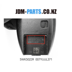 NISSAN smart key 5WK50239 007yuul371 2 buttons