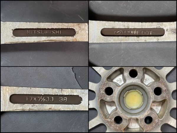 ENKEI OZ RACING MITSUBISHI Lancer EVO6 CP9A FACTORY 17x7.5j +38 5x114.3 CB:67 x4 - Image 13