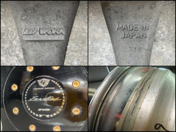 WORK EUROLINE DH Limited Editon 3 piece 14x6j +32 / 14x6.5j +26 4x100 CB:60 x4 - Image 12