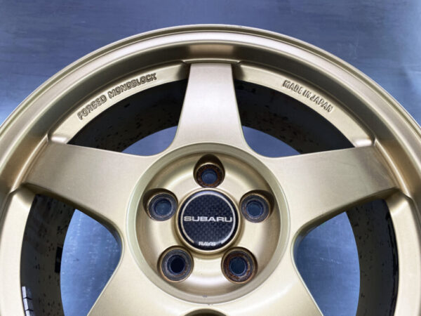 SUBARU STI RAYS RE B51 FORGED 17x7j +55 5x100 CB:56 x4 - Image 3