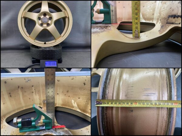 SUBARU STI RAYS RE B51 FORGED 17x7j +55 5x100 CB:56 x4 - Image 12