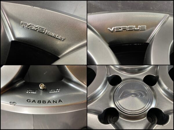 RAYS VERSUS COLLEZIONI GABBANA 17x7j +42 4x100 CB:65 x4 - Image 12