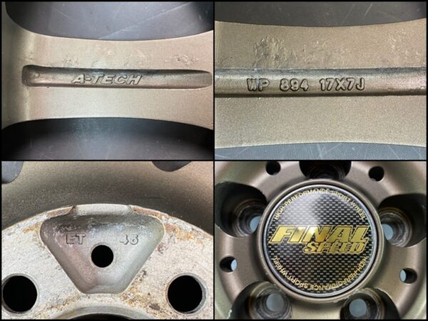 A-TECH FINAL SPEED FAVOR-9 8.2Kg 17x7j +45 5x100 CB:67 x4 - Image 13