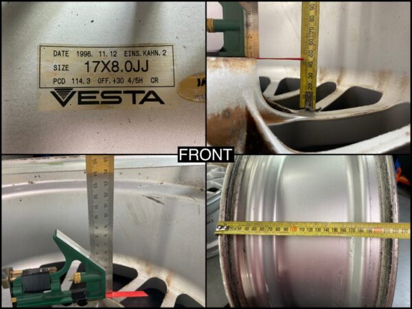 RAYS VESTA EINS KAHN 2 / Kahn II Light weight 17x8j +30 / 17x9j +38 4x114.3 / 5x114.3 CB:73 x4 - Image 12