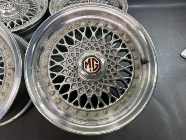 MG RV8 Genuine FACTORY Mesh wheels ZKC 6749 ROVER 15x6j +7 4x114.3 CB:73 x4 - Image 11