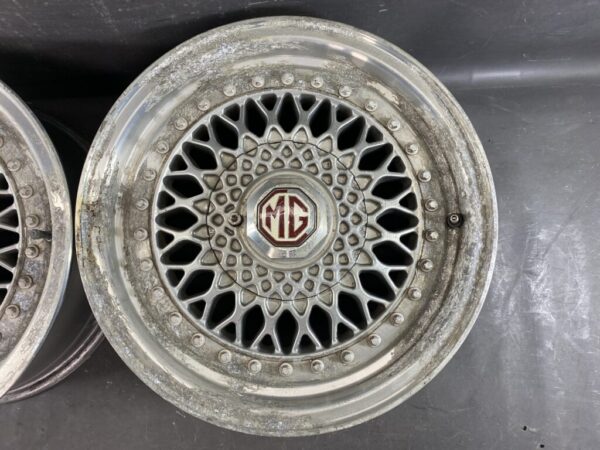 MG RV8 Genuine FACTORY Mesh wheels ZKC 6749 ROVER 15x6j +7 4x114.3 CB:73 x4 - Image 10