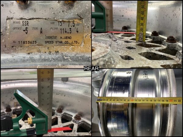 SSR SPEEDSTAR STAR FORMULA MESH 3 piece 15x7j +27 / 15x7.5j -5 4x114.3 CB:74 x4 - Image 13