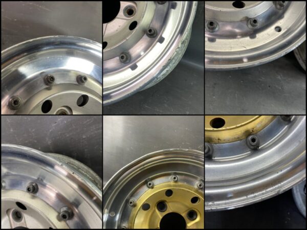 WEDS FURALCO RACING FORG DISH 3 piece 14x6j +7 / 14x6.5j 0 4x120 CB:75 x4 - Image 17