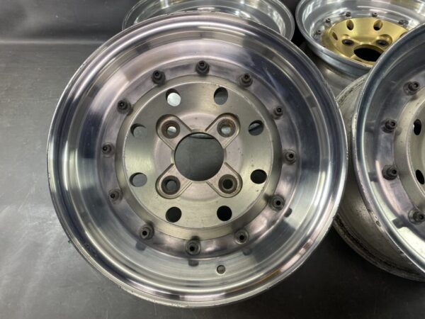 WEDS FURALCO RACING FORG DISH 3 piece 14x6j +7 / 14x6.5j 0 4x120 CB:75 x4 - Image 8