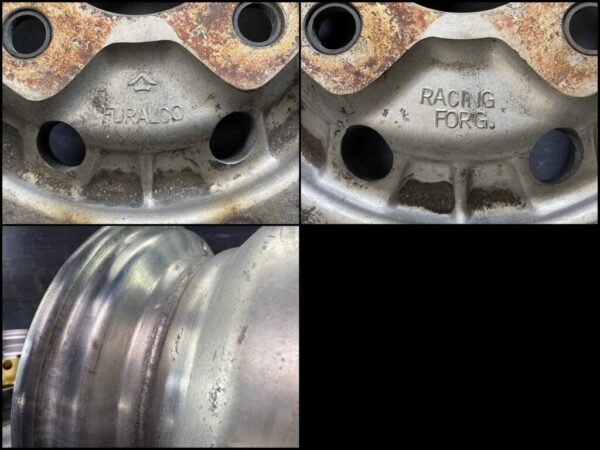 WEDS FURALCO RACING FORG DISH 3 piece 14x6j +7 / 14x6.5j 0 4x120 CB:75 x4 - Image 12