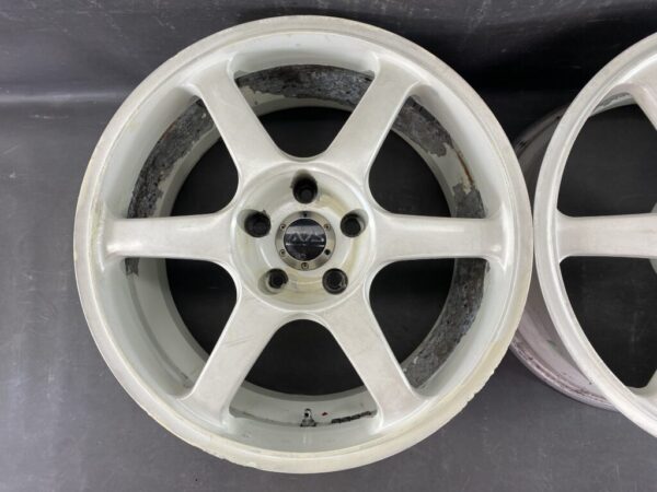 YOKOHAMA AVS MODEL 6 With Original Center Caps 17x8j +30 5x114.3 CB:73 x4 - Image 9