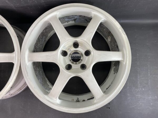 YOKOHAMA AVS MODEL 6 With Original Center Caps 17x8j +30 5x114.3 CB:73 x4 - Image 8