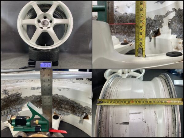 YOKOHAMA AVS MODEL 6 With Original Center Caps 17x8j +30 5x114.3 CB:73 x4 - Image 12