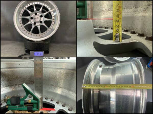 BLITZ RACING TYPE-01 / BRW01 CX 2 piece 17x9j +22 5x114.3 CB:73 x4 Square - Image 14