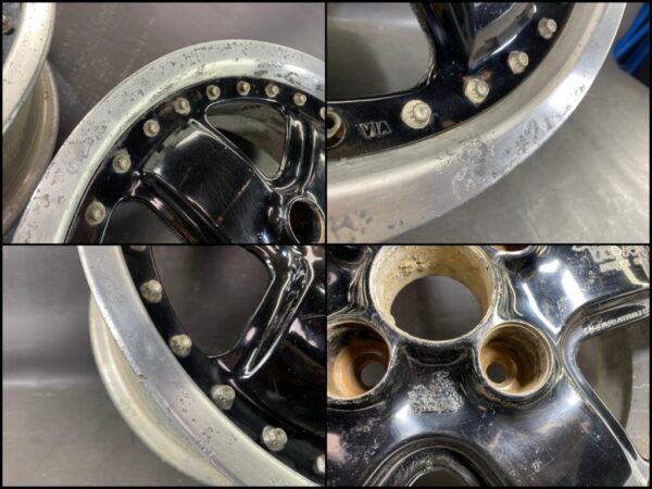 MUGEN MR5 MR-5 M2 FORGED 2 piece 15inch 15x6j +38 4x100 CB:56 x2 - Image 13