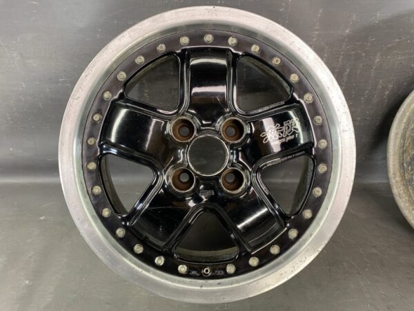 MUGEN MR5 MR-5 M2 FORGED 2 piece 15inch 15x6j +38 4x100 CB:56 x2 - Image 9