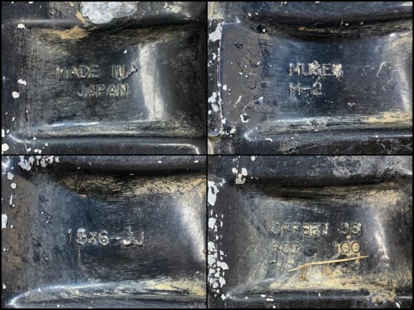 MUGEN MR5 MR-5 M2 FORGED 2 piece 15inch 15x6j +38 4x100 CB:56 x2 - Image 11