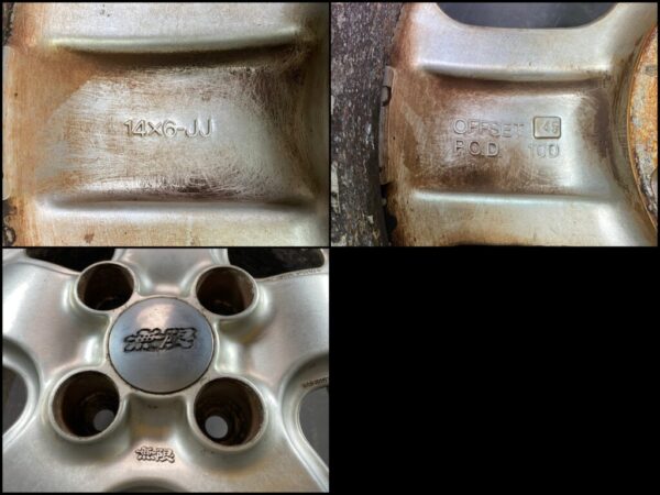 MUGEN MR5 MR-5 M2 FORGED 2 piece 14x6j +45 4x100 CB:56 x4 - Image 15