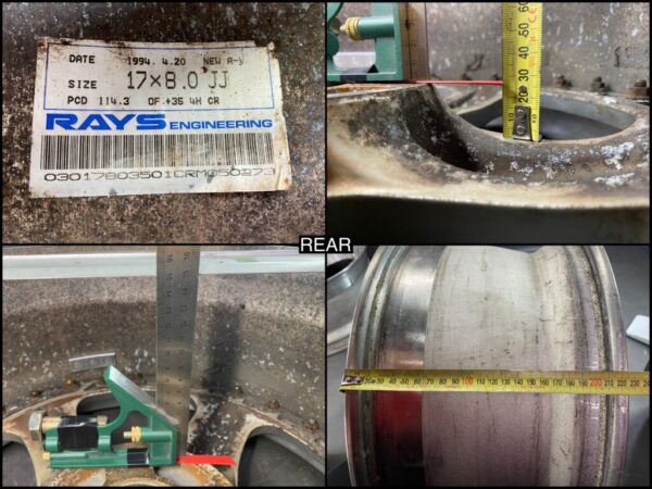 RAYS VOLK RACING GROUP AV 2 piece 17x7j +29 / 17x8j +35 4x114.3 CB:73 x4 - Image 14