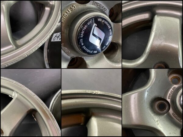 SKYLINE GT-R BNR32 R32 FORGED Alloy with Original Caps 16x8j +30 5x114.3 CB:66 x4 - Image 14