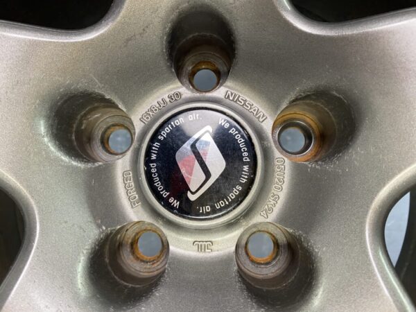 SKYLINE GT-R BNR32 R32 FORGED Alloy with Original Caps 16x8j +30 5x114.3 CB:66 x4 - Image 11