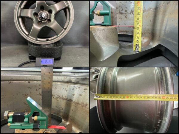 SKYLINE GT-R BNR32 R32 FORGED Alloy with Original Caps 16x8j +30 5x114.3 CB:66 x4 - Image 13