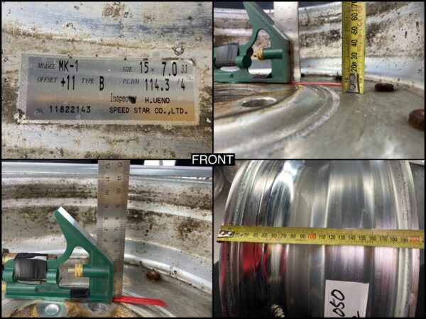 SSR SPEED STAR MK1 15x7j +11 / 15x7.5j +5 4x114.3 CB:73 x4 - Image 12