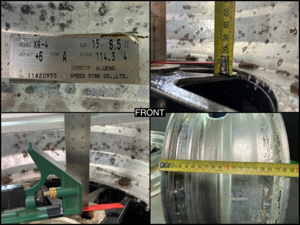 SSR SPEED STAR LONGCHAMP XR4 / XR-4 Type-A 3 piece 15x6.5j +6 / 15x7.5j -7 4x114.3 CB:74 x4 - Image 13