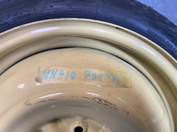 Spare tyre for TOYOTA PORTE NNP10 temper tyre Space saver With Screw - Image 2