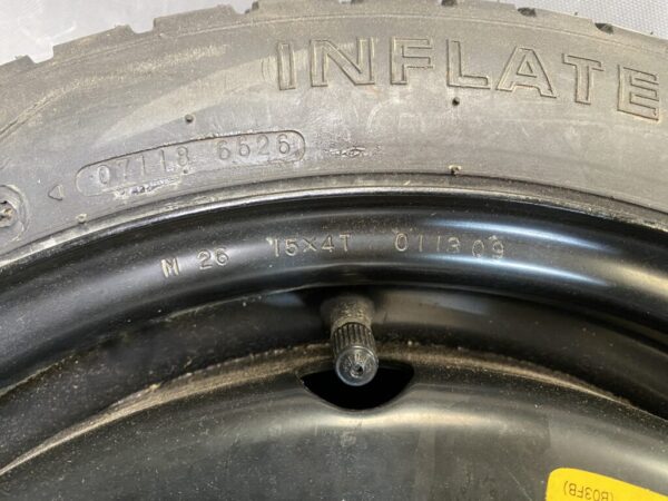 Spare tyre for MAZDA AXELA BKEP BK3P BK5P temper tyre Space saver With Screw - Image 3