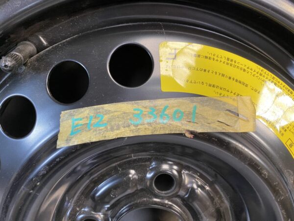 Spare tyre for NISSAN NOTE E12 HE12 NE12 temper tyre Space saver With Screw - Image 2