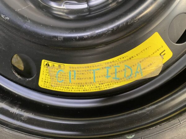 Spare tyre for NISSAN TIIDA C11 temper tyre Space saver With Screw - Image 2