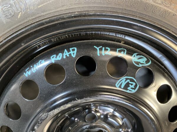 Space saver NISSAN TIIDA Cube March NOTE AD Y12 temper tyre With Screw - Image 2