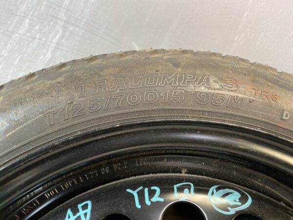 Space saver NISSAN TIIDA Cube March NOTE AD Y12 temper tyre With Screw - Image 4